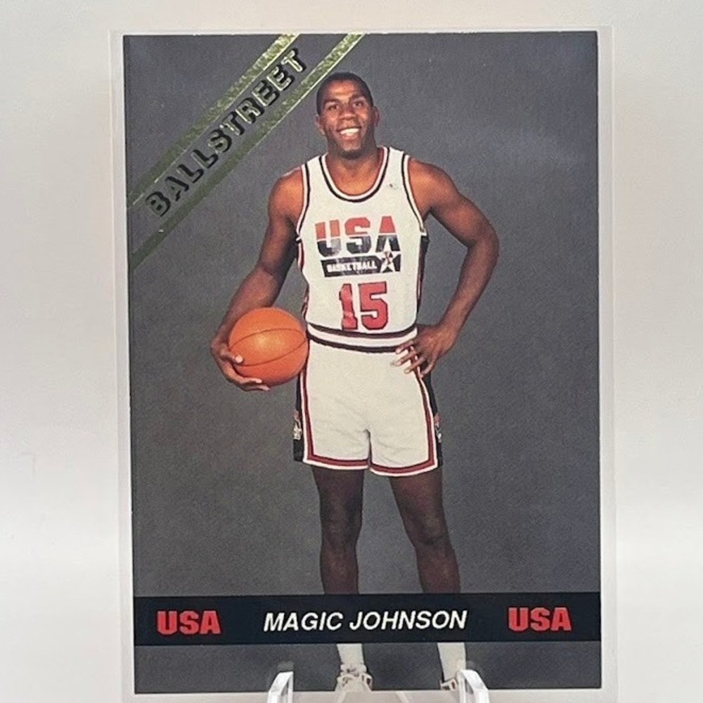 Magic Johnson 1992 Ballstreet Vol. 2 No. 5 NBA USA Team‎ Basketball Card